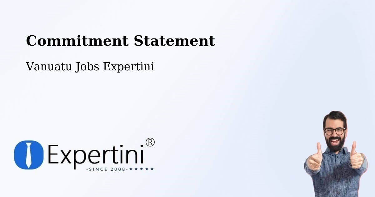 Corporate Commitment – Lakatoro - Vanuatu Jobs Expertini